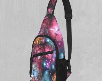 Galaxies Collide Sling Fanny Pack Crossbody Festival Bag