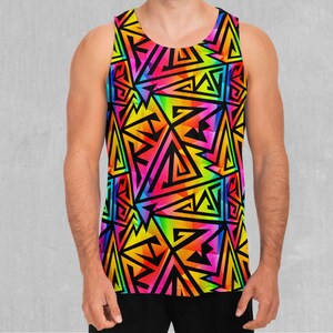 Prismatic Spectrum Herren Tank Top Muskel Ärmelloses Shirt