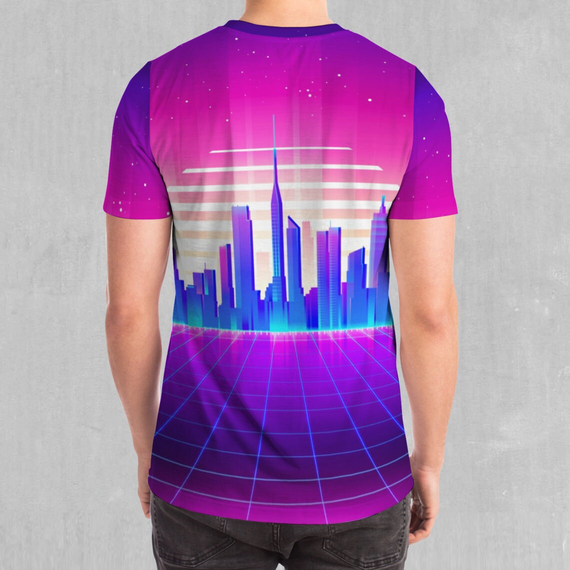 Cyber City Rave Cyber City Retro Vaporwave EDM Rave Festival All Over Print Tee - Etsy