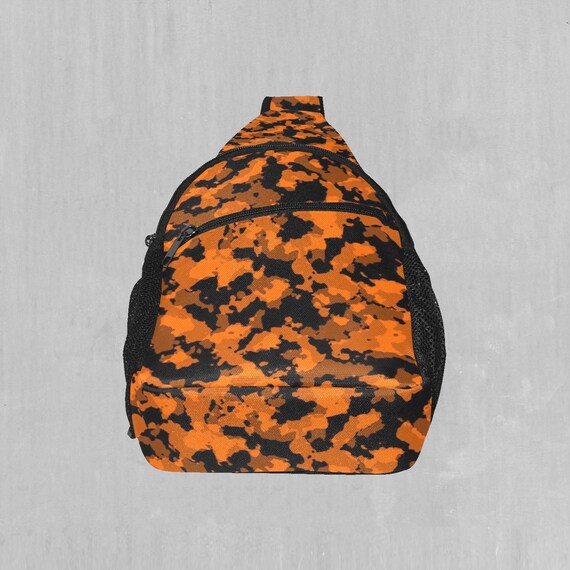 Savage Orange Camo Sling Fanny Pack Crossbody Festival Tasche Etsy