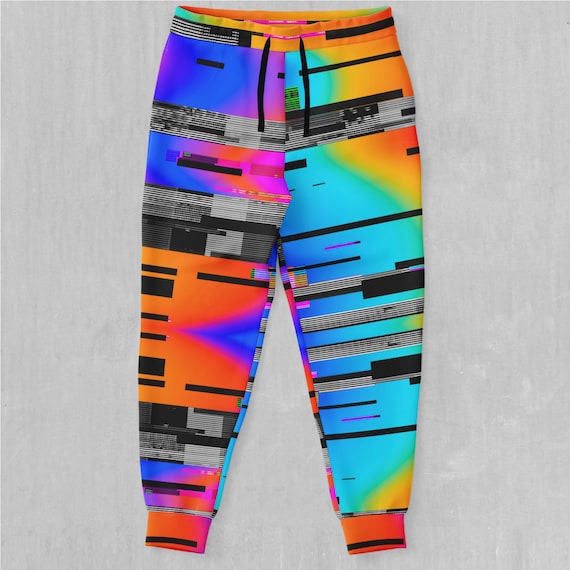 Spectrum Noise Retro Vaporwave EDM Rave Festival Joggers - Etsy Spectrum Noise Retro Vaporwave EDM Rave Festival Joggers - Etsy