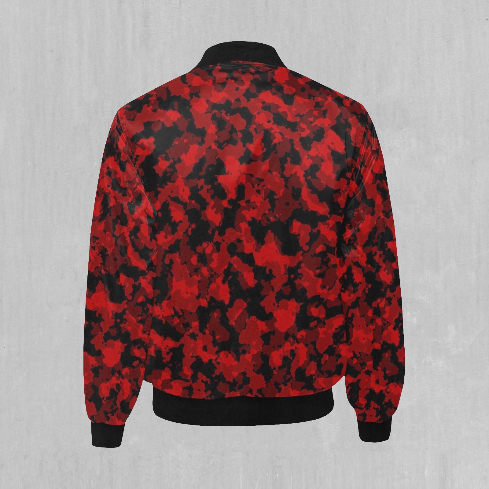 Red Kamal Bomber Jacket