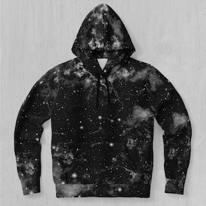 Dark Matter Outer Space Galaxy EDM Rave Festival All Over Print Hoodie