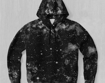 Dark Matter Outer Space Galaxy EDM Rave Festival All Over Print Hoodie