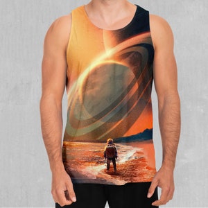 Astral Coast Space Galaxy Herren Tank Top Muskel ärmelloses Shirt