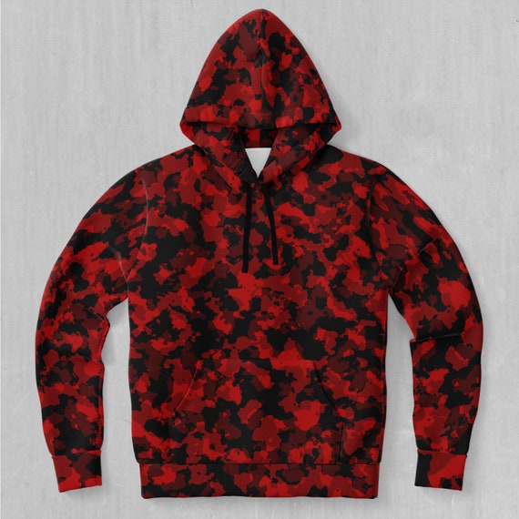 Cardinal Red Camo Streetwear Camouflage All Over Print Unisex
