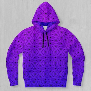 Star Net (Ultraviolet) Sacred Geometry EDM Rave Festival Hoodie