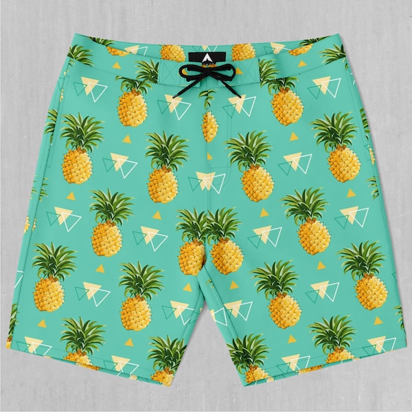 Mens Pineapple Bathing Suit Etsy