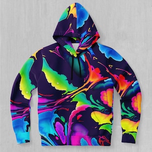 Dream Spectrum Psychedelic EDM Rave Festival All Over Print Hoodie