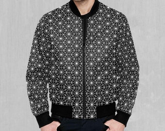 Chaqueta bomber Star Net para hombre (talla grande)