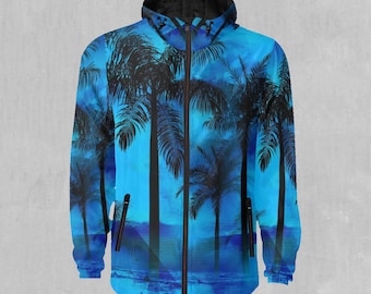 BTS KEEP SWIMMING Arirang Windbreaker Jacket | Navy Blue Hooded