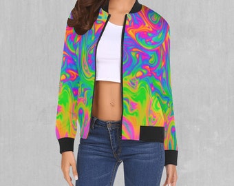 Acid Pool Women's Bomber Jacket