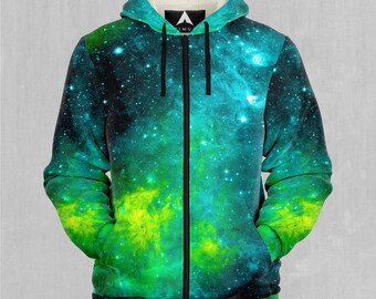 colourful nebula unisex hoodie