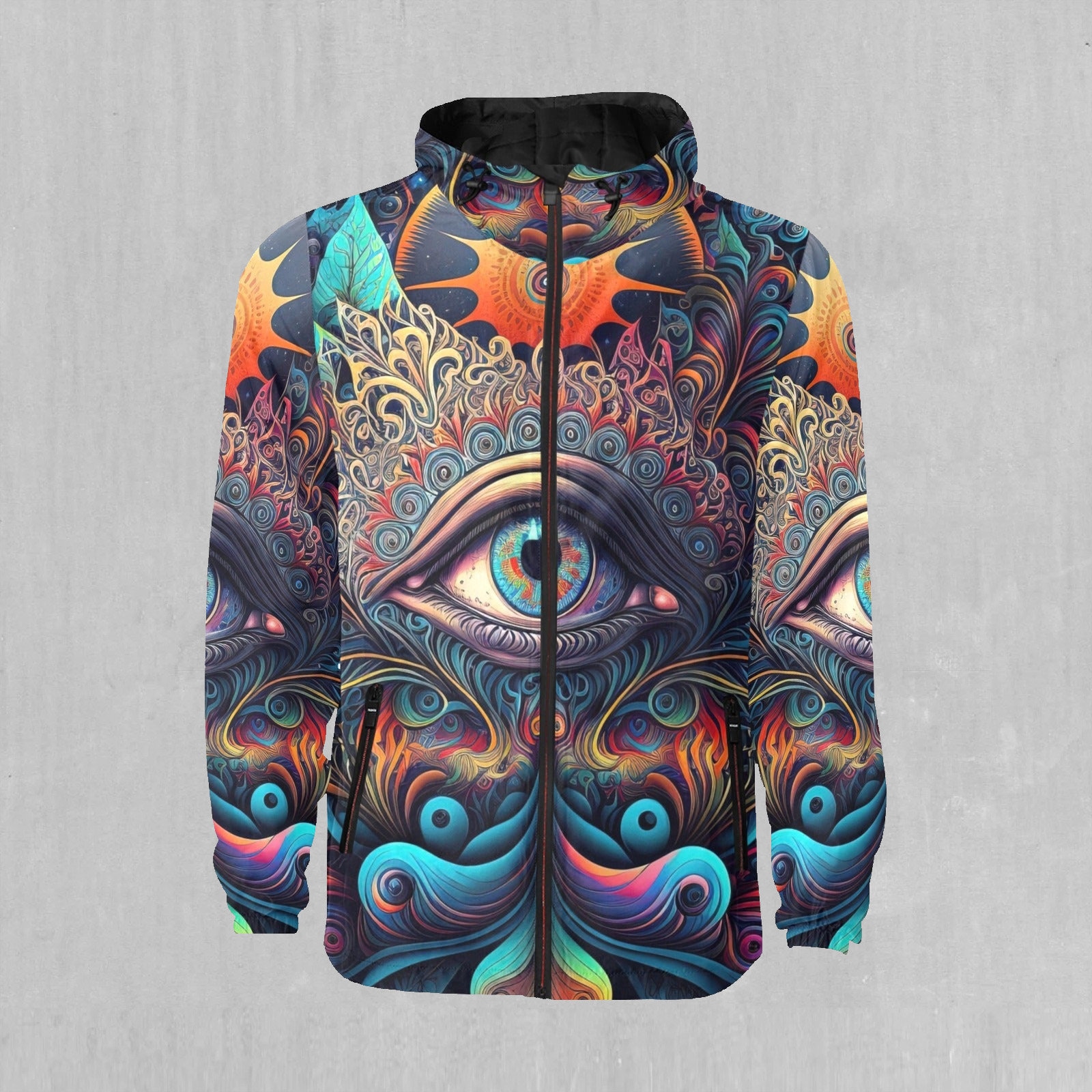【MUDIDI】21ss★ Classic open jacket 001 Vintage Olympic Games Olympia Greece Sports Unique Pattern