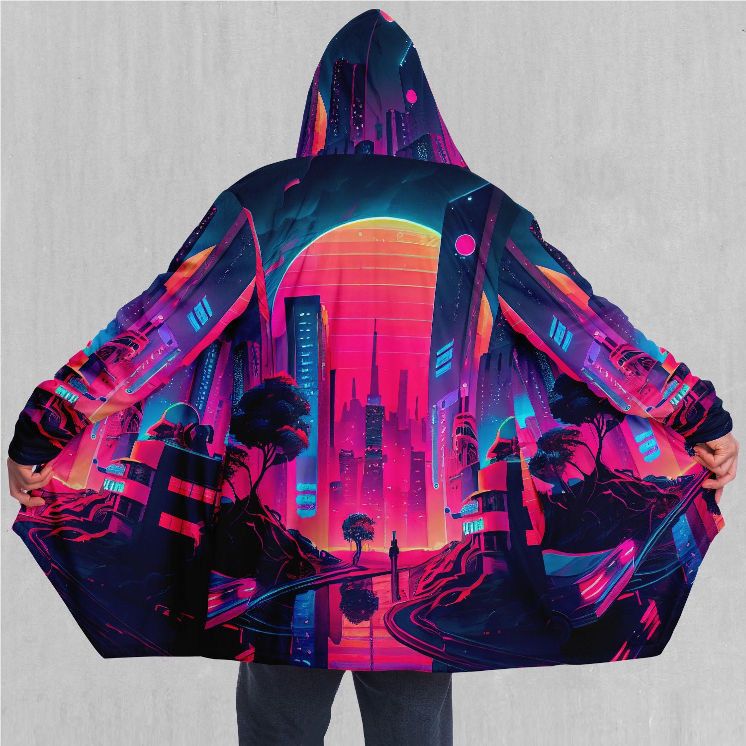 Neon Sunrise Vaporwave Retro EDM Rave Festival Synthwave - Etsy