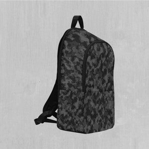 Midnight Camo Adventure Festival Backpack, Black Camouflage Backpack ...
