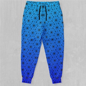 Star Net (Frost) Sacred Geometry EDM Rave Festival Joggers