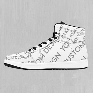 Personalized Custom Design High Top Sneakers, High Top Shoes