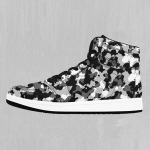Arctic Camo High Top Sneakers, High Top Shoes