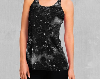 Dark Matter Galaxy Black Women's Racerback Tank Top
