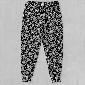 Star Net Sacred Geometry EDM Rave Festival Joggers (Size Small)