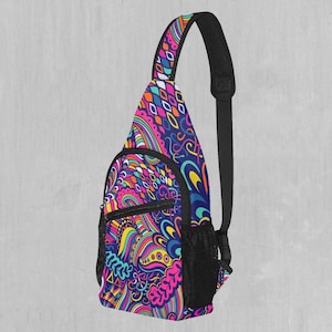 Psychotropic Sling Fanny Pack Crossbody Festival Bag