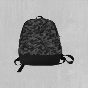 Midnight Camo Adventure Festival Backpack, Black Camouflage Backpack ...