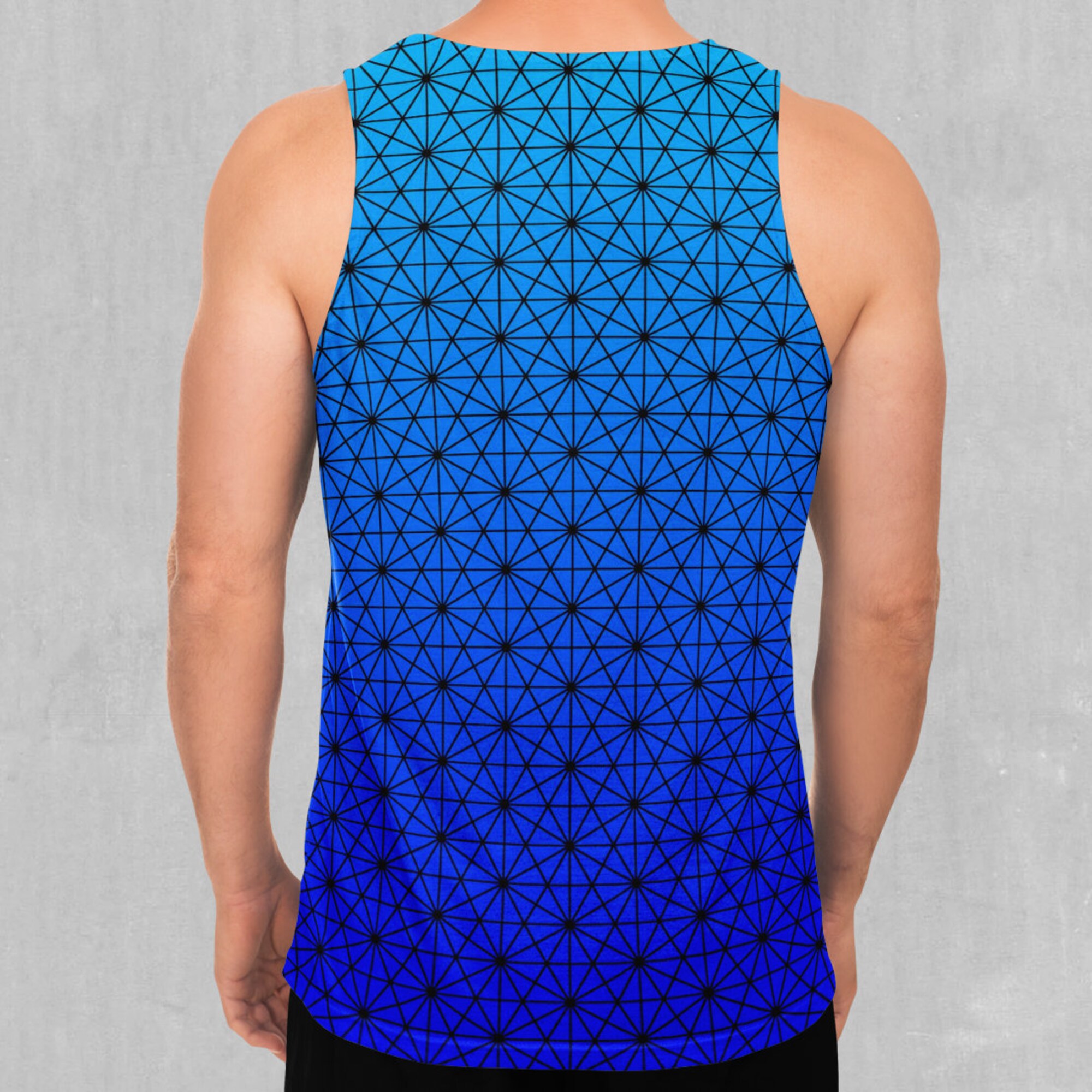 Star Net (Frost) Men's Tank Top Muscle Sleeveless Shirt