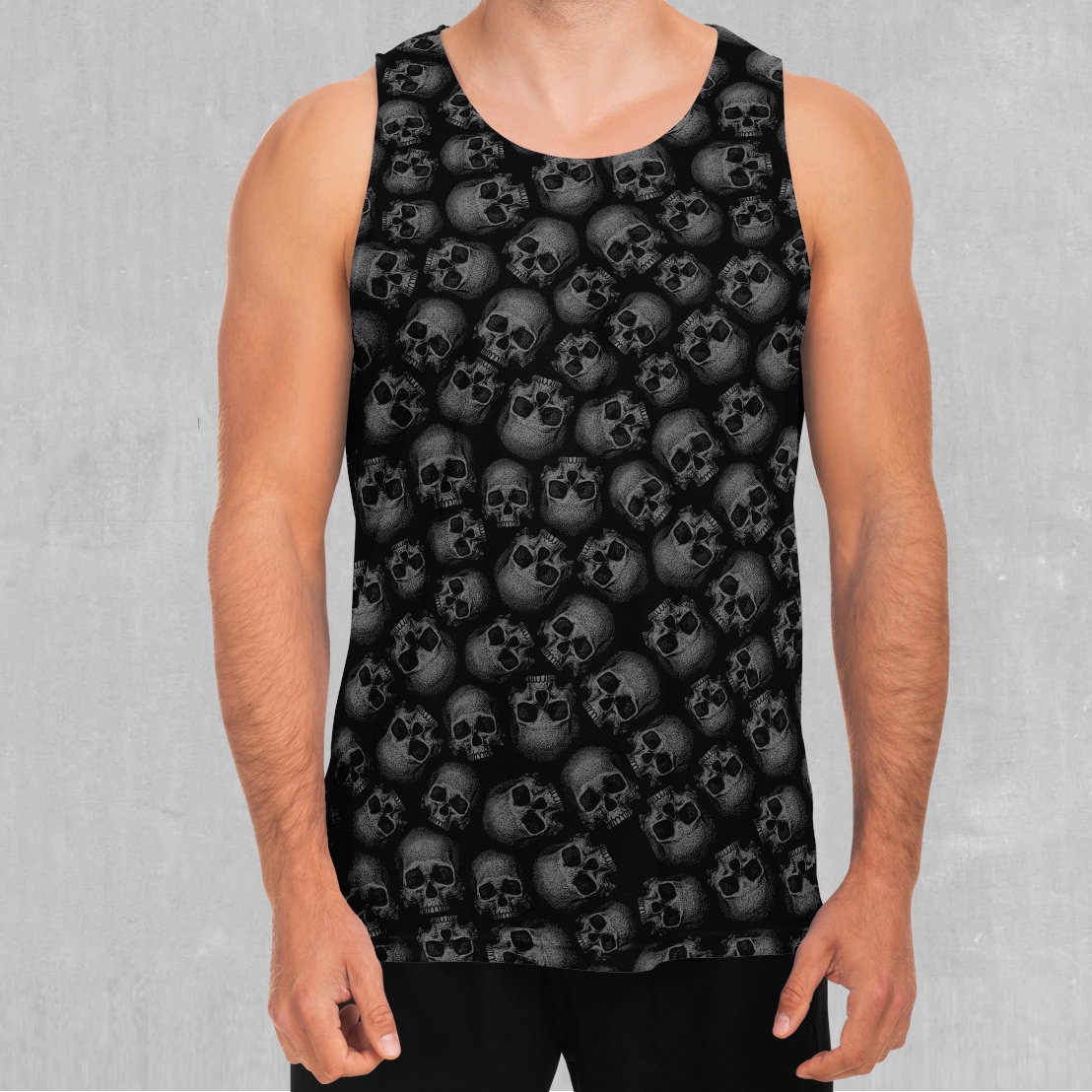 Boneyard Skulls Men's Tank Top Muscle Sleeveless Shirt - Etsy