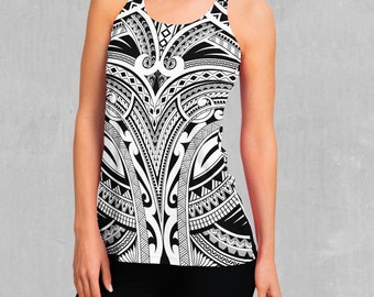 Ancient Tribe Damski Top typu Racerback
