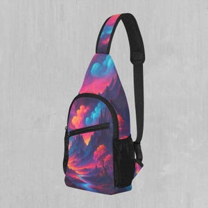 Spectral Heights Sling Fanny Pack Crossbody Festival Bag