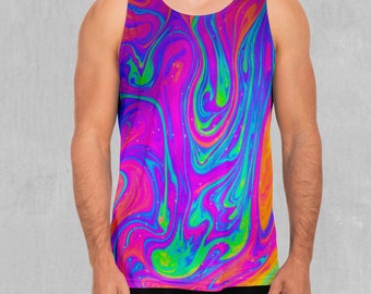Goteo ácido Psicodélico Hombre Camiseta sin mangas Músculo