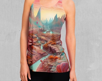 ドリームキャニオン サイケデリック カラフル レディース レーサー