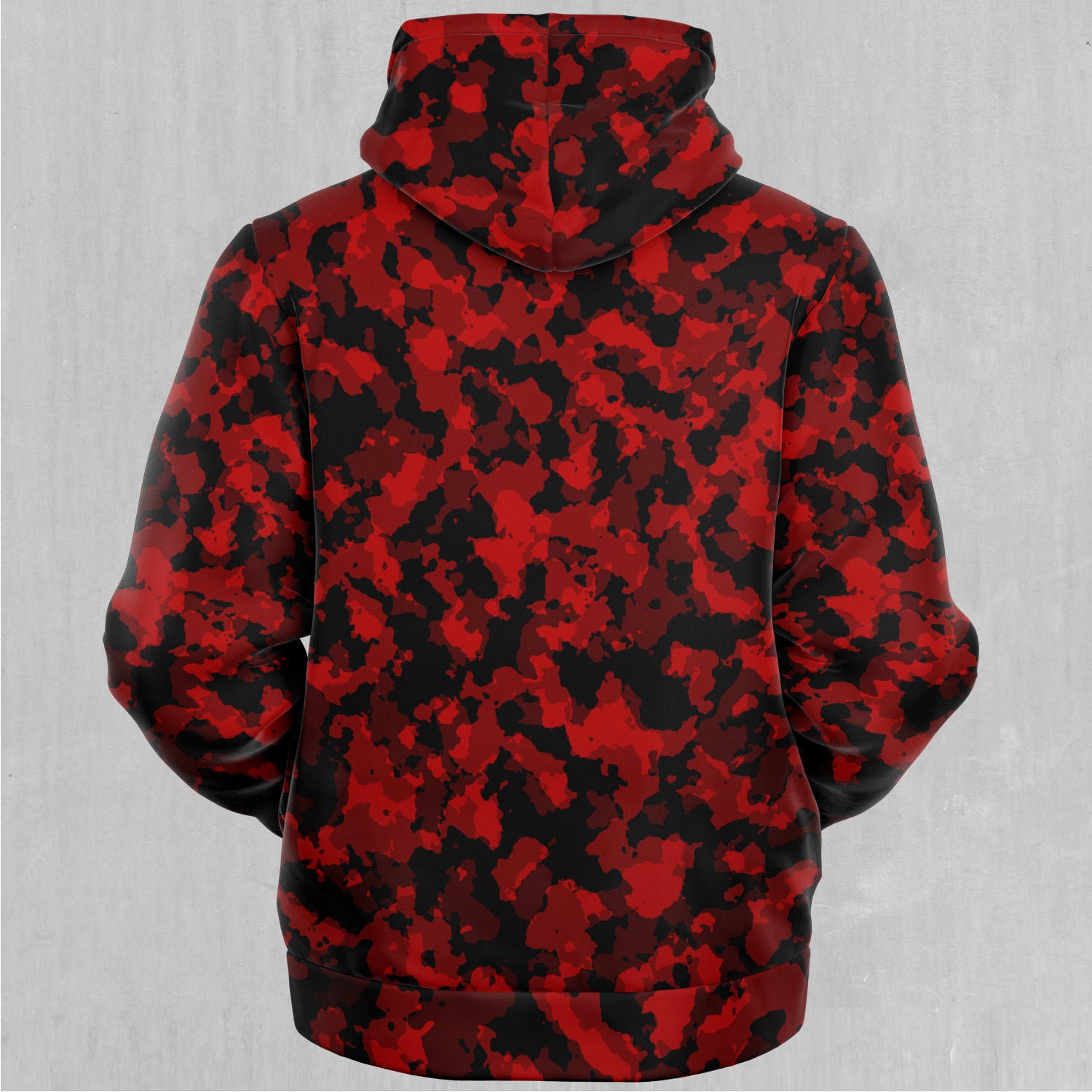 nike camo hoodie red