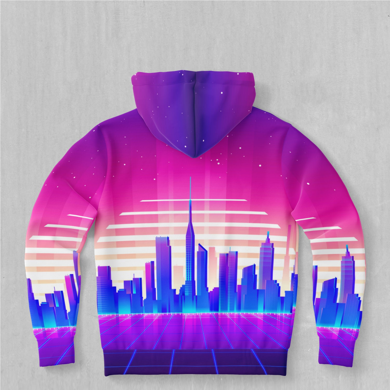 Cyber City Rave Cyber City Retro Vaporwave EDM Rave Festival All Over Print Hoodie - Etsy