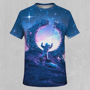 Far from Home Astronaut Space EDM Rave Festival All-Over-Print-T-Shirt