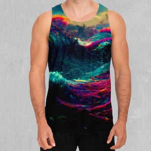 Mind-Bending Sea Men&#39;s Tank Top Muscle Sleeveless Shirt