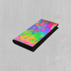 Acid Pool Psychedelic - Cartera con cierre a presión para mujer