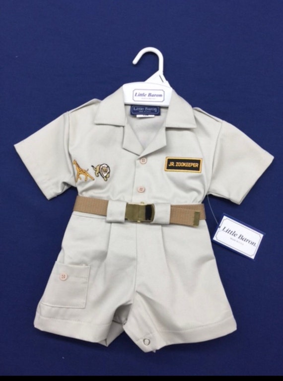 baby boy zoo keeper outfit