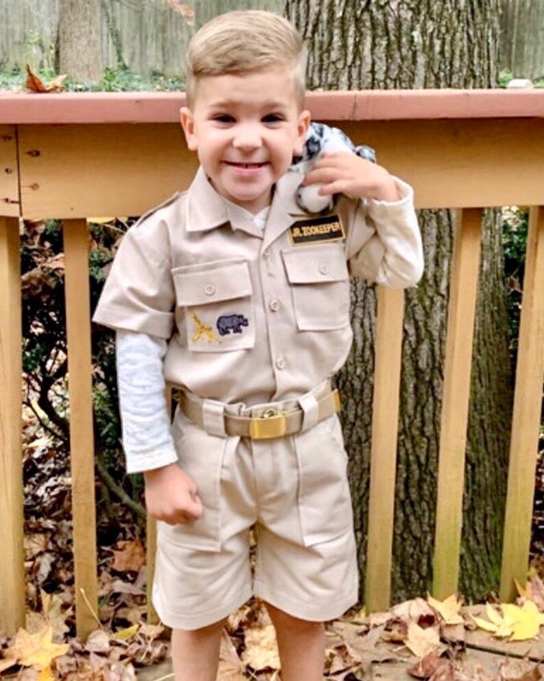 Kids Zookeeper Costume Adventure 2 Piece Size 6 Uniform With Etsy