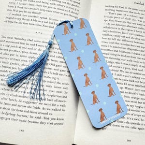 Vizsla Bookmark, Dog Gift for Dog Lovers, Book Lover Gift,  Bookish Gift, Book accessories, Reading Gift, gift for readers, Vizsla