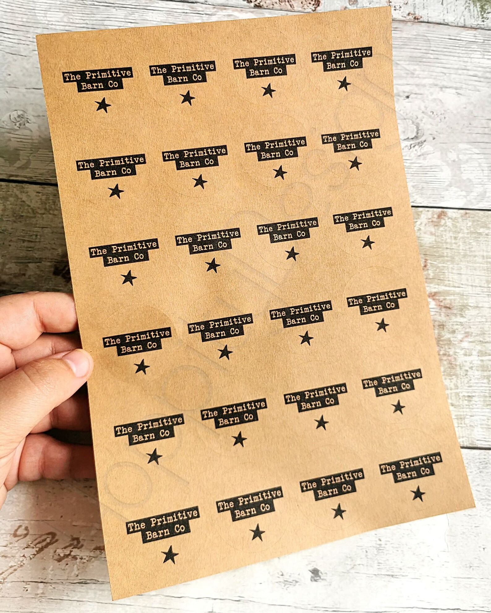BROWN KRAFT stickers custom stickers logo stickers parcel Etsy
