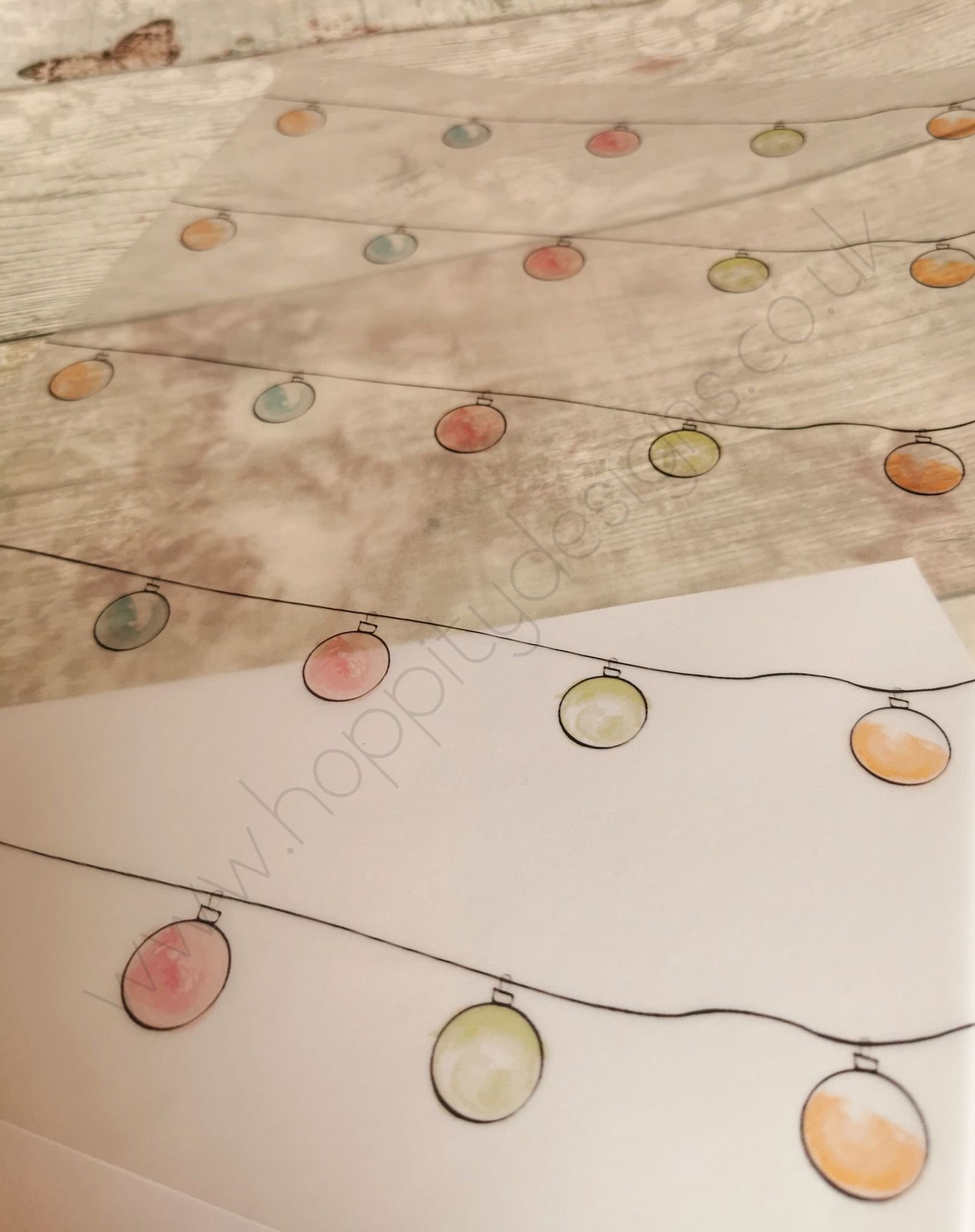 10 x A4 sheets Printed Christmas vellum 1 pack Christmas | Etsy