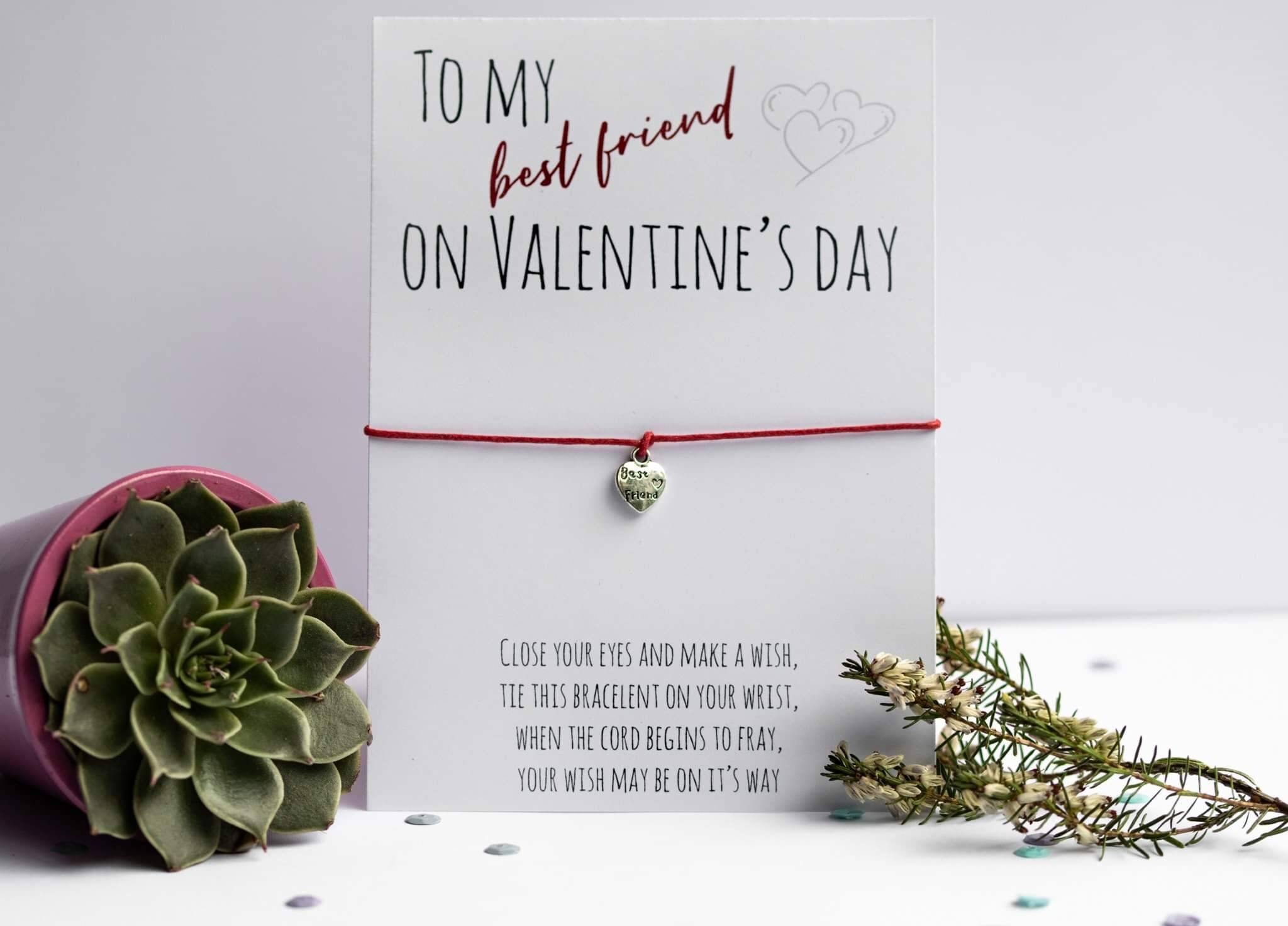 Galentines wish bracelets best friend valentines gift Etsy