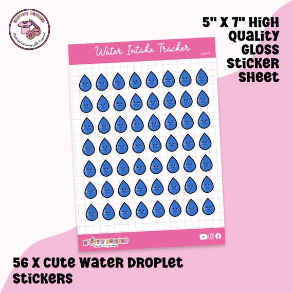 Water Droplet | Nature Sticker Sheet Water Droplet | Nature Sticker Sheet