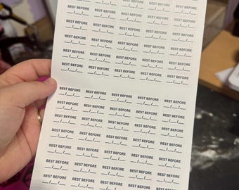 Best Before Date Stickers, Food expiry Labels, Pantry Organization
