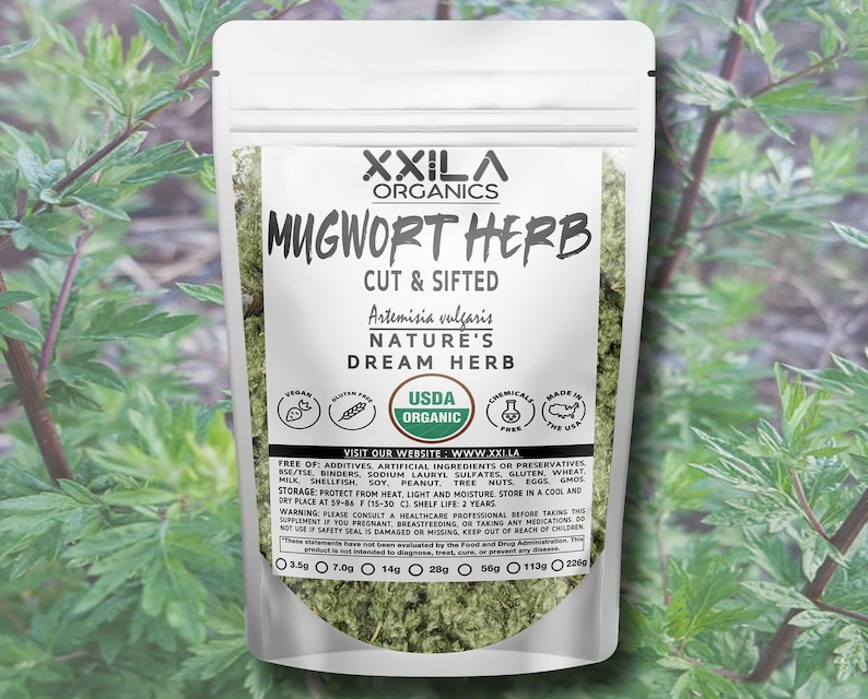 Mugwort Herb, Dream Enhancing, Pure Natural for Tea & Rituals, Premium Quality image 1