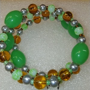 Serengeti beaded memory bracelet