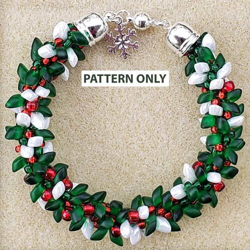 PDF Beaded Kumihimo Pattern Diamonds Kumihimo Bracelet Etsy