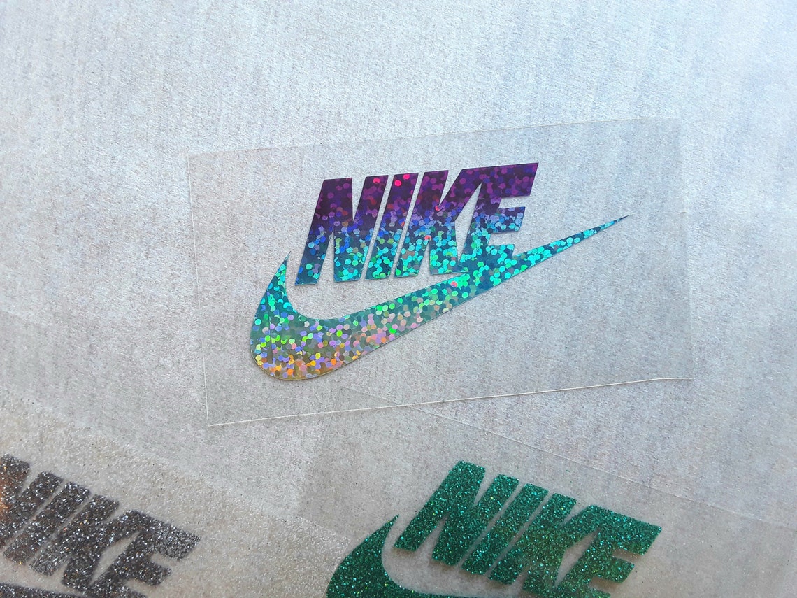 Nike Iron On Decal Nike Swoosh Heat Transfer Applique Diy Etsy
